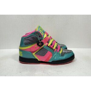 Vintage Osiris Bronx Slim Girls Skate Shoes Women’s Size 9 US Pink High Top